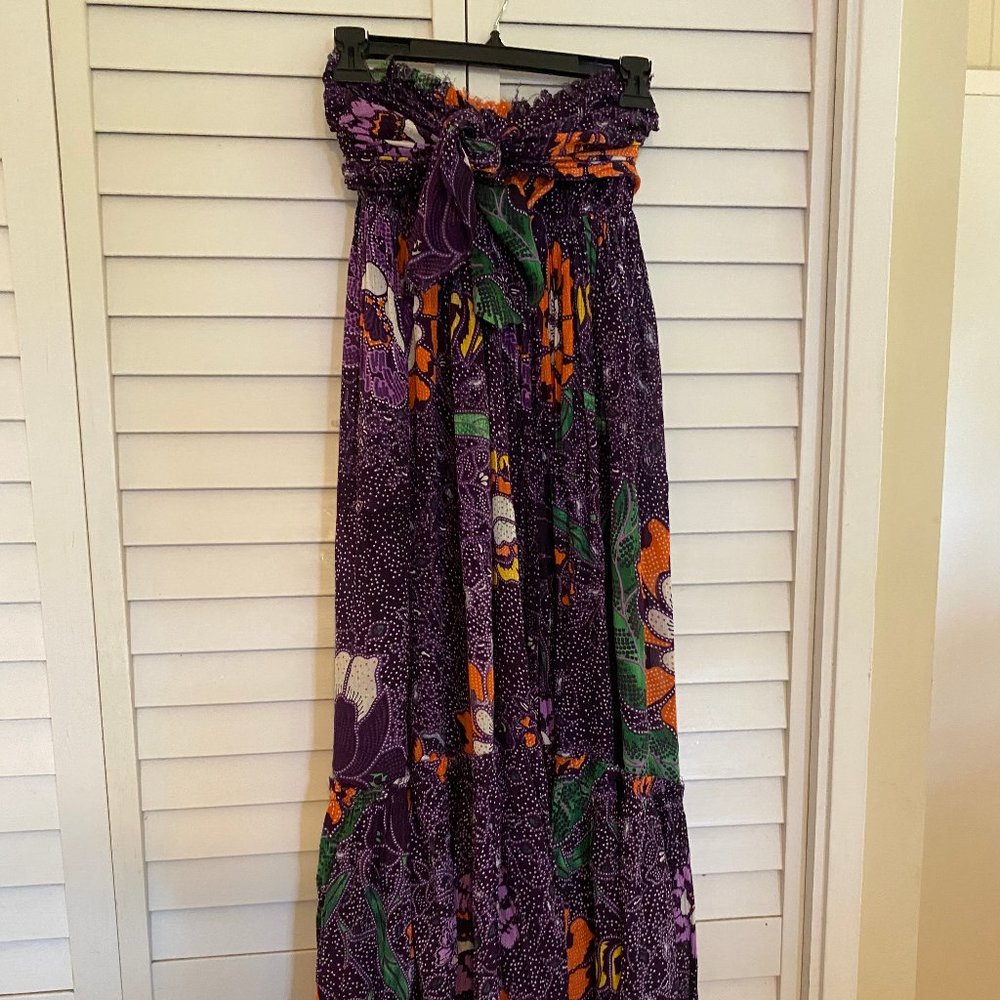 Free People/Maxi Dress/ Multi Colored/XS